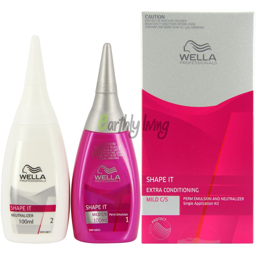 Wella Shape It Mild Permanent Wave Perm Kit Curly Curl Hair Ebay