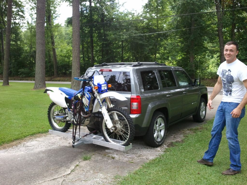 front bumper dirt bike rack