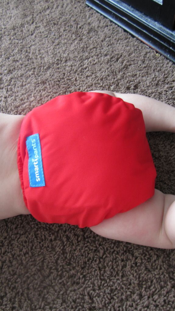 Smartipants 15 month old baby wearing Smartipants diaper