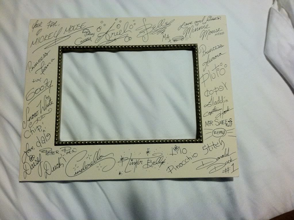 Disney Characters Signatures