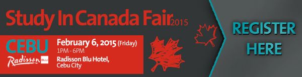 Study in Canada Fair 2015 - CEBU Study in Canada Fair 2015 - CEBU
