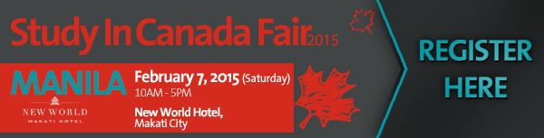 Study in Canada Fair 2015 - MANILA Study in Canada Fair 2015 - MANILA