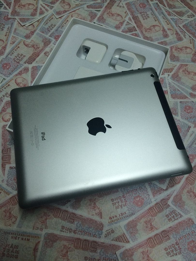 Ipad4 trắng 16G 4G full box đẹp như mới - 1