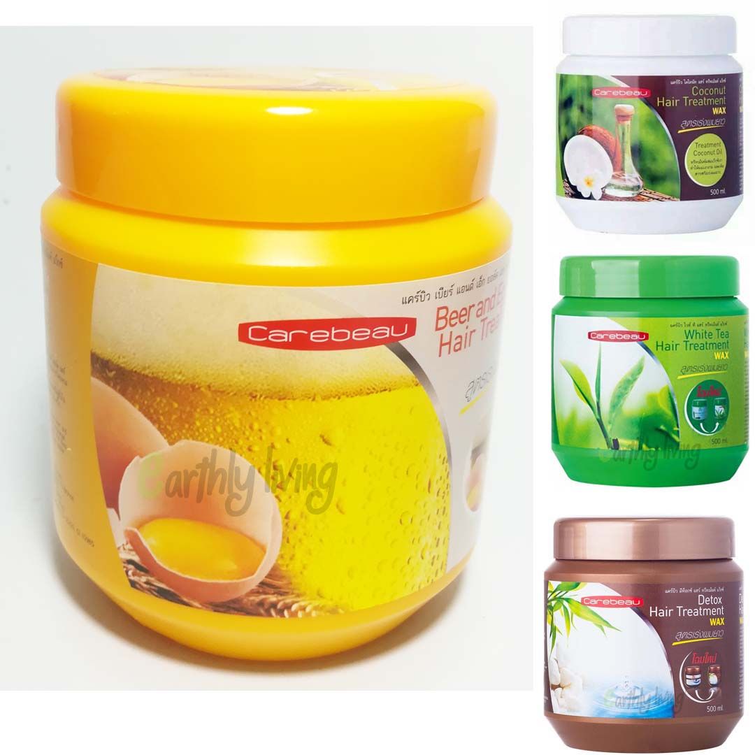 Beer Egg Yolk Coconut Oil Detox Hair Treatment Conditioner