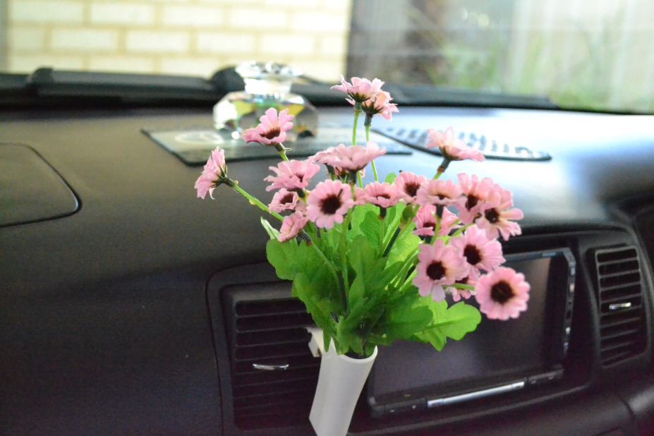 Car Van Truck Flower Decor Interior Accessories Decals Novelty Gift Air Con Vent