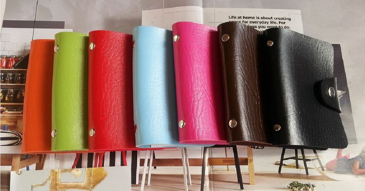 Leather Card Holder Case Wallet Credit Cards Business Cards ID Cards