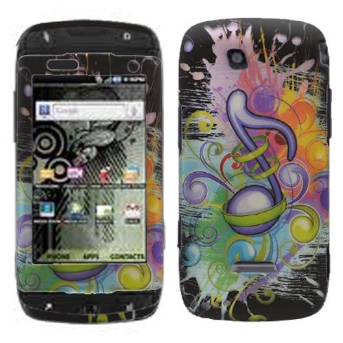 Samsung Sidekick 4G T839 Hard Case snap on Cover Music Symbol  