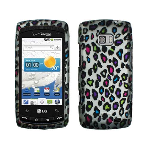 LG Ally VS740 Colorful Leopard hard case cover  